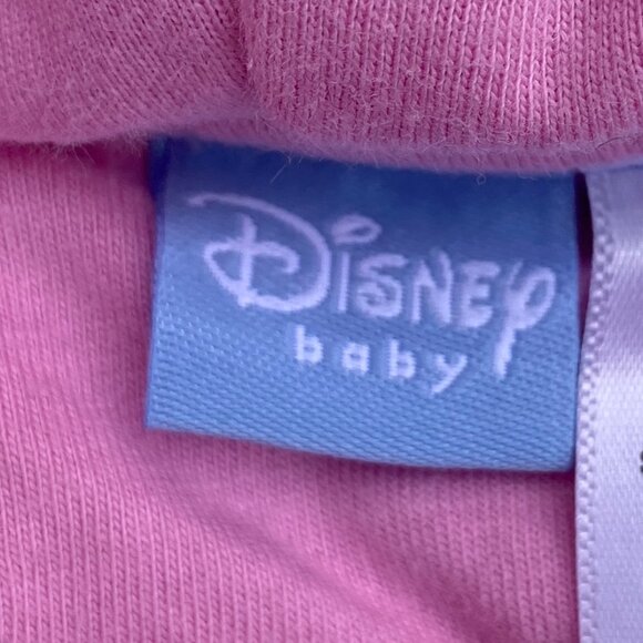 Disney Winnie the Pooh Embroidered Baby Velour Snowsuit Pink Bunting Zip-0-3 mos - Picture 13 of 16